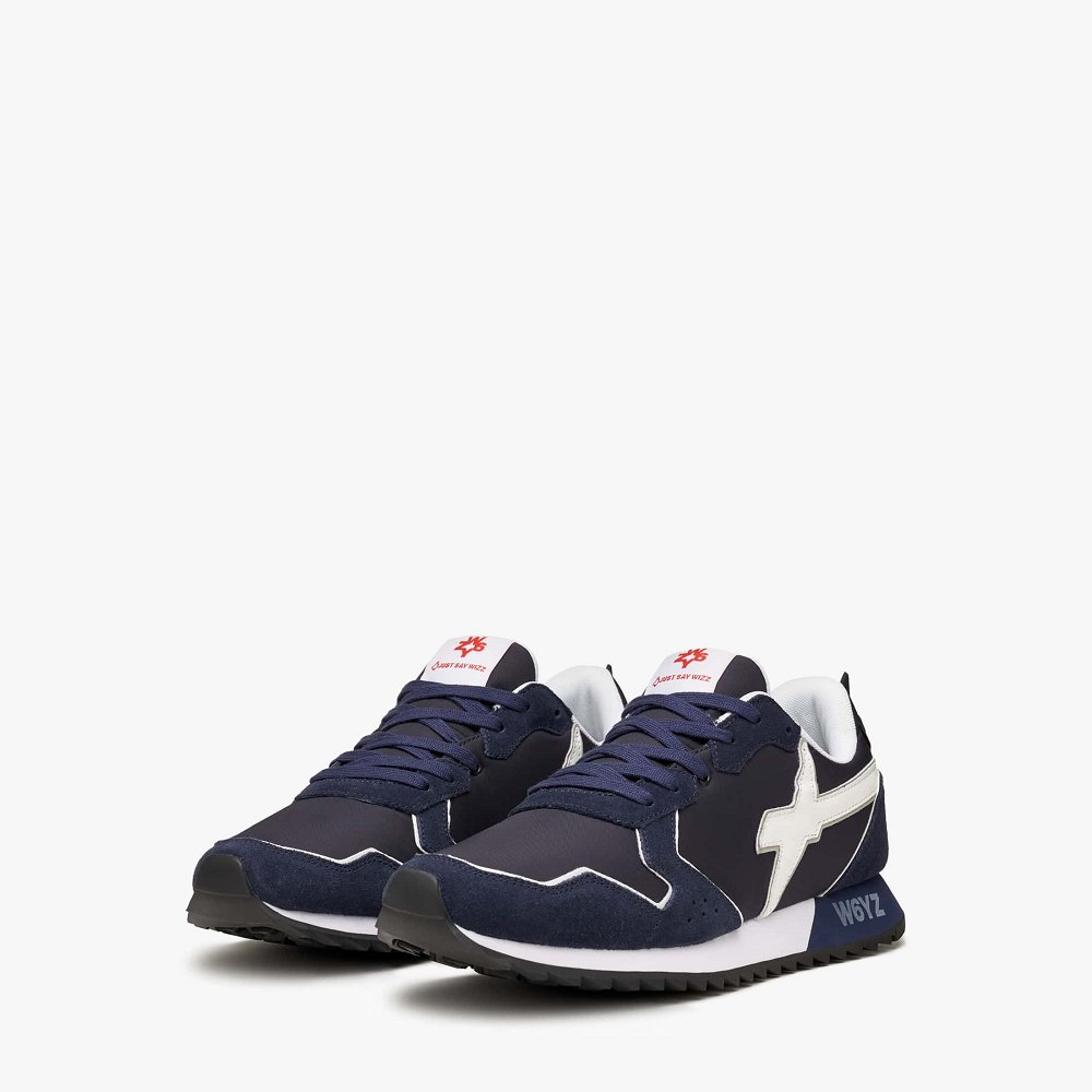 Basket W6YZ Blue/White Homme | UWN-90343182